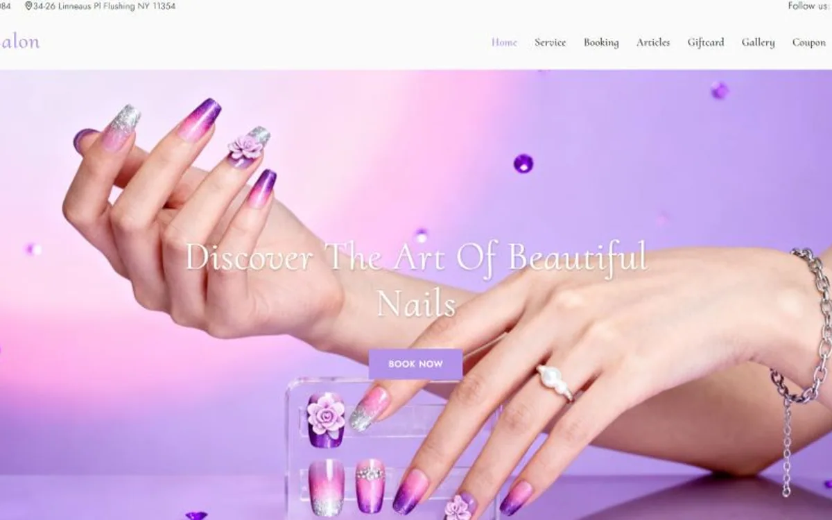 Nails 05 portada de la página de inicio