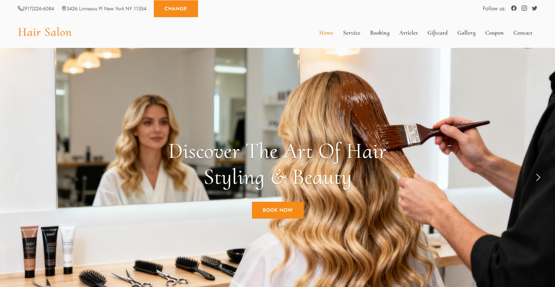 Salon5 Template